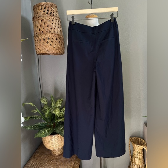 ☑️Olivia Palermo + Chelsea 28 Wide Leg  Palazzo Trousers Pants 6 - Picture 8 of 9